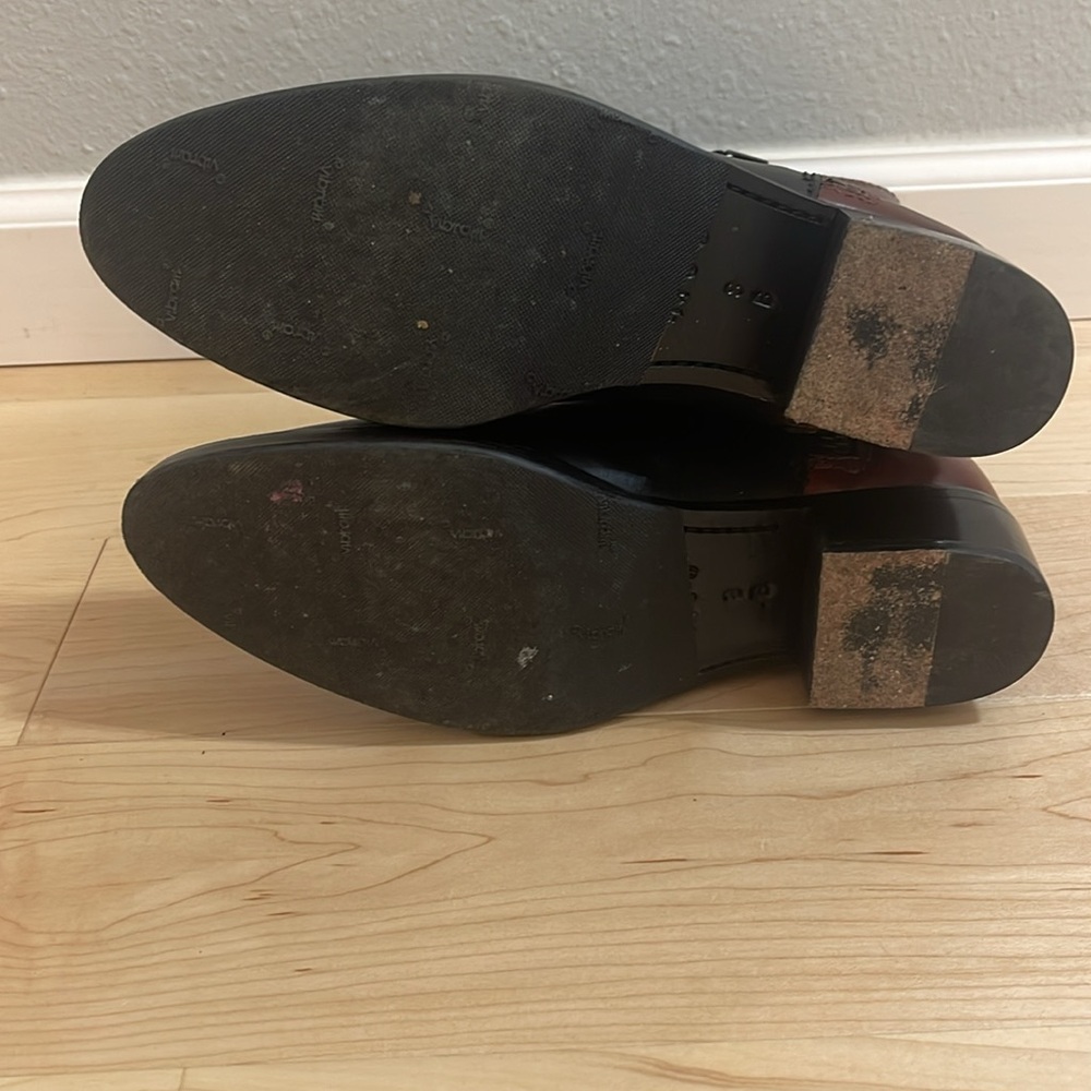 COACH Women’s Double Zipper Short Western Leather Boots - Picture 8 of 10